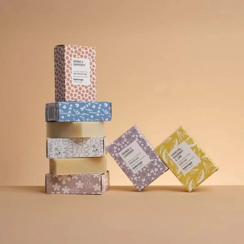 Custom soap boxes with your logo printed in full color