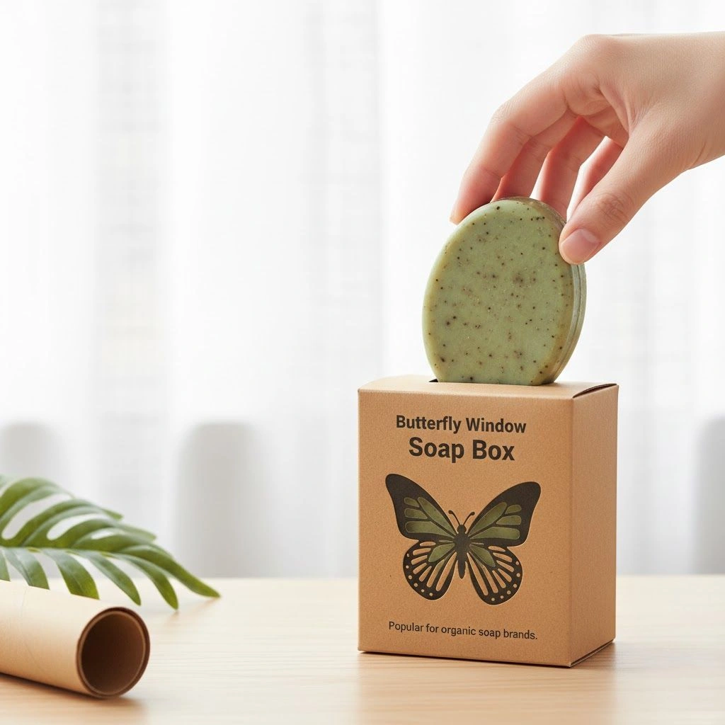 Butterfly or Nature-Themed Window Soap Boxes