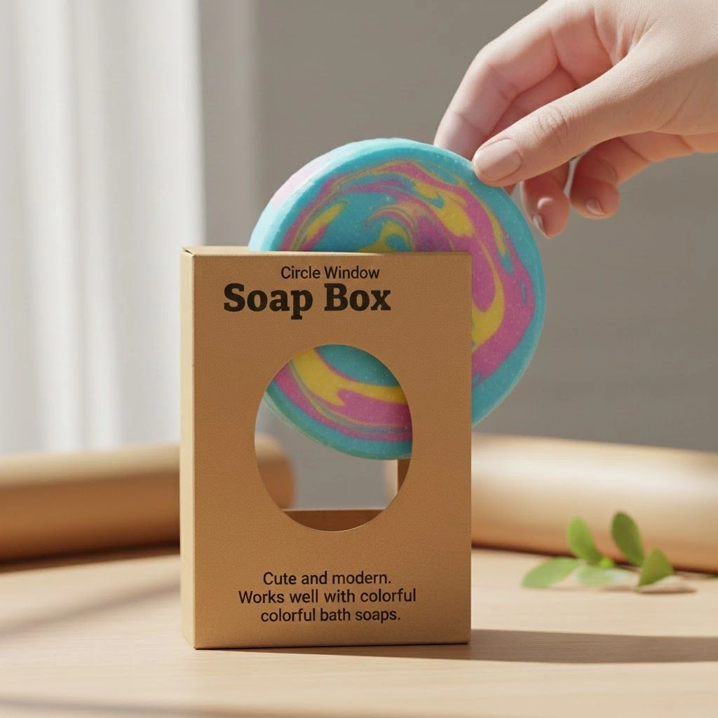 Circle Window Soap Boxes