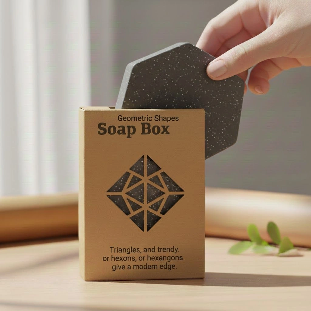 Geometric Shapes Soap Boxes