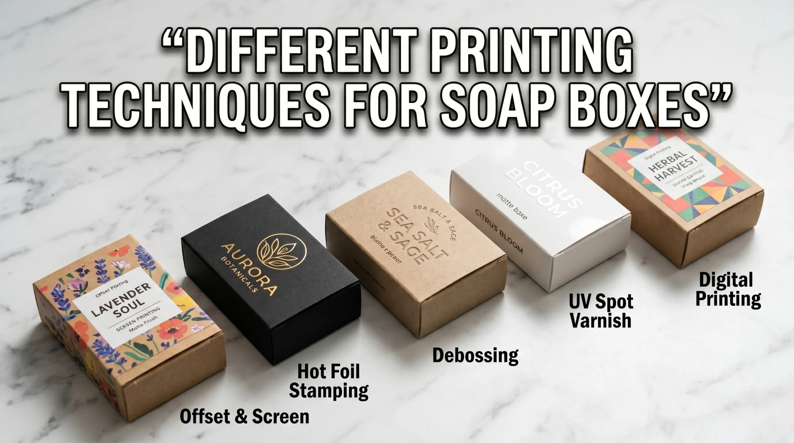 Different Printing Techniques for Soap Boxes