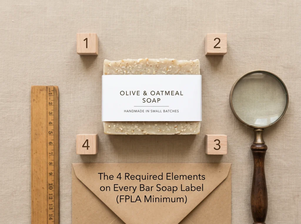 The 4 Required Elements on Every Bar Soap Label (FPLA Minimum)
